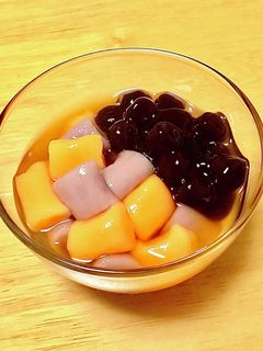 家で白玉粉で再現 芋圓(ユーユェン)-レシピのメイン写真