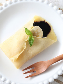 クレープ チョコレートソースかけ-レシピのメイン写真
