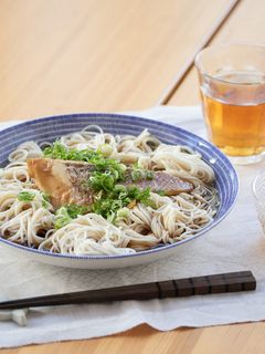 レンジで簡単!鯛そうめん(煮付け魚)-レシピのメイン写真