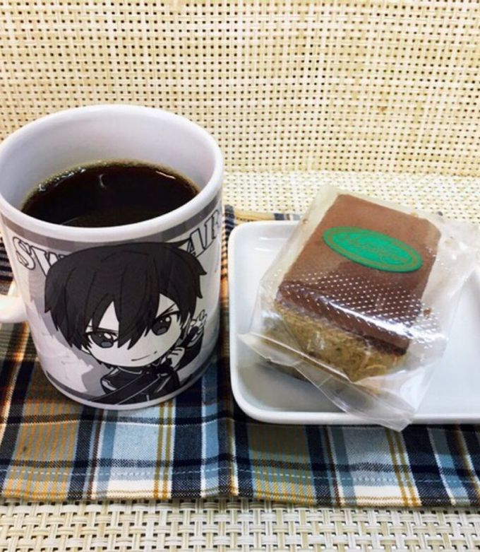推しマグカップで♡ほうじ茶コーヒー♪-レシピのメイン写真