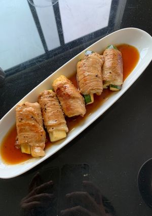 ズッキーニの豚肉巻き照り焼き-レシピのメイン写真