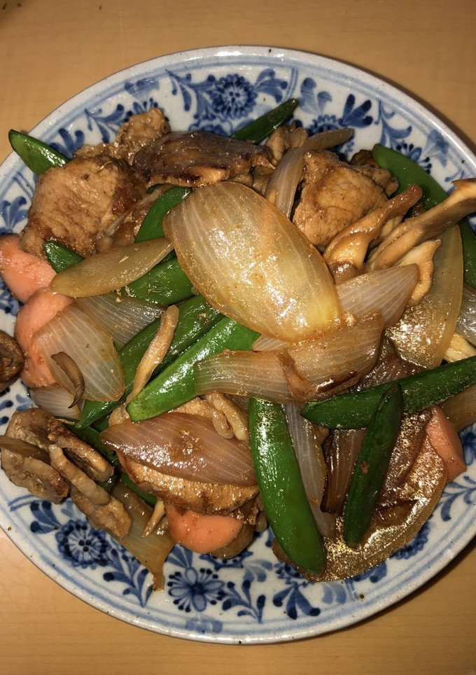 豚と魚肉ソーセージの甘辛炒め-レシピのメイン写真