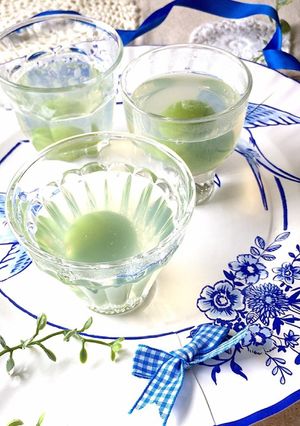 減量中 若桃の寒天 缶詰シロップ使用-レシピのメイン写真