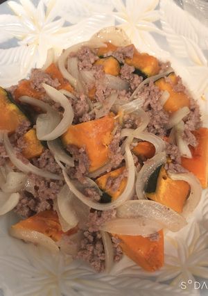 蒸し南瓜と玉ねぎのあんかけ-レシピのメイン写真