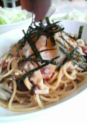 きのことベーコンの和風パスタ(ﾟ_っﾟ)-レシピのメイン写真