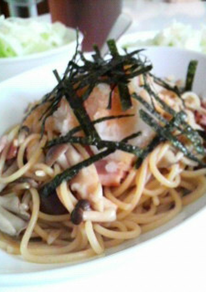 きのことベーコンの和風パスタ(ﾟ_っﾟ)-レシピのメイン写真