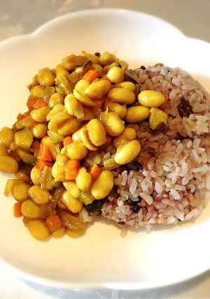 超ヘルシー♡大豆と野菜の和風ドライカレー-レシピのメイン写真
