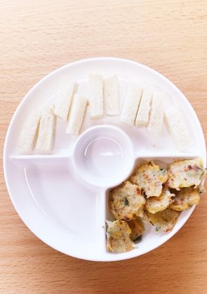 【離乳食後期】しらすコーン小松菜のおやき-レシピのメイン写真