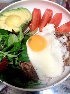 カフェっぽロコモコプレート-レシピのメイン写真