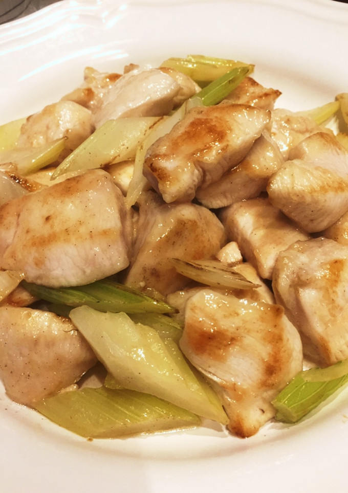 鶏肉とセロリの炒め物-レシピのメイン写真