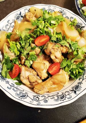 味ぽんで鶏肉さっぱり煮byアムウェイ鍋-レシピのメイン写真