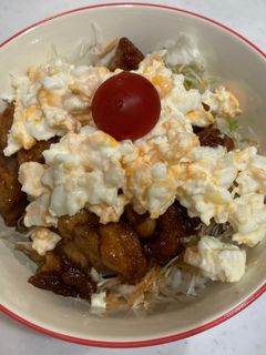 唐揚げのタルタル風丼-レシピのメイン写真