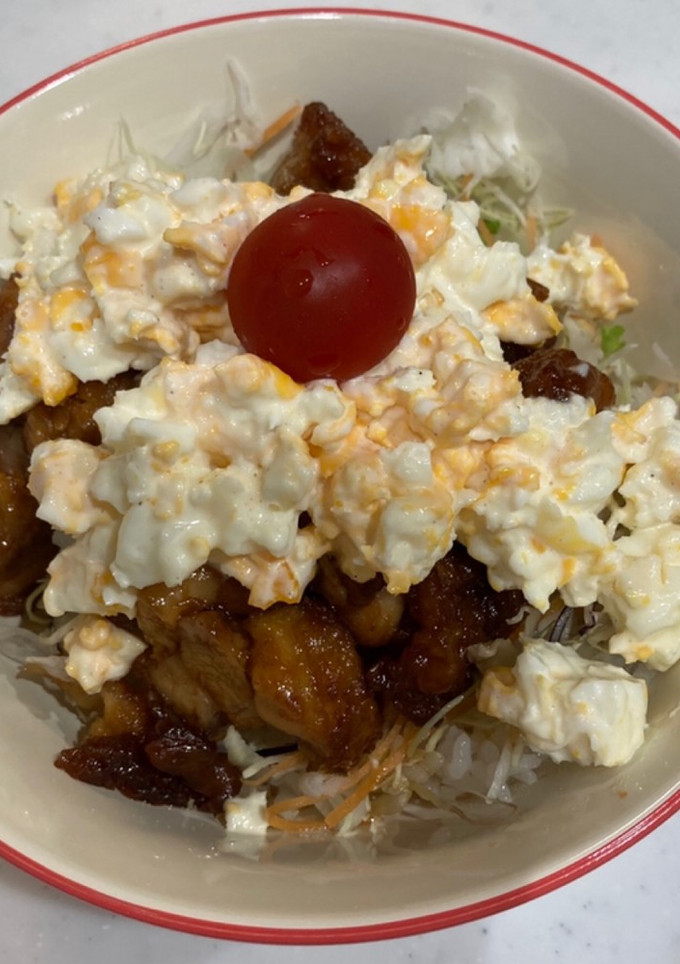 唐揚げのタルタル風丼-レシピのメイン写真