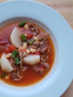 かぶと牛肉のトマトスープ♪レシピ本掲載-レシピのメイン写真