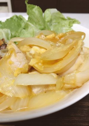 油なし高タンパクヘルシー節約親子丼-レシピのメイン写真