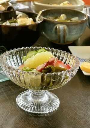 ニューサマーオレンジと蒸しタコの酢の物-レシピのメイン写真