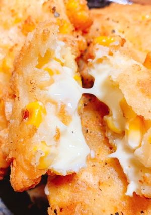 とろ〜りチーズのコーンかき揚げ-レシピのメイン写真