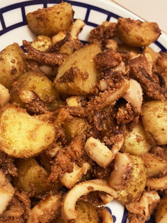 イカじゃが明太のバタマヨコンソメ炒め-レシピのメイン写真