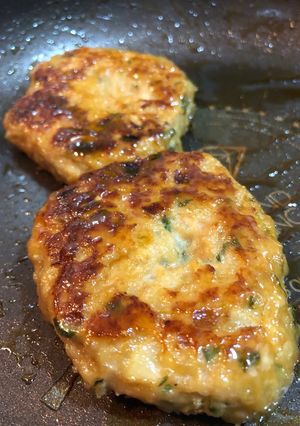 大葉つくねハンバーグ-レシピのメイン写真