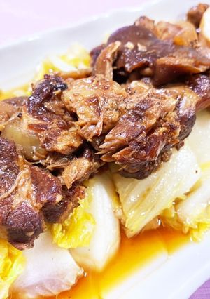 トロトロ豚バラ煮 白菜うま煮添え-レシピのメイン写真