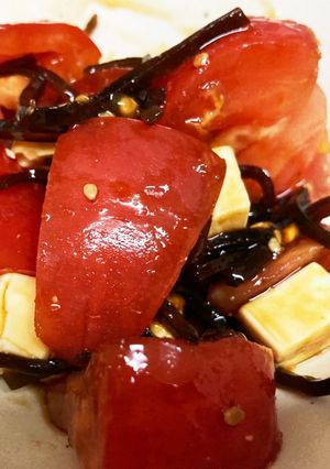 トマトとチーズの昆布和え-レシピのメイン写真