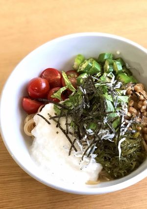 和風冷製ネバネバパスタ-レシピのメイン写真