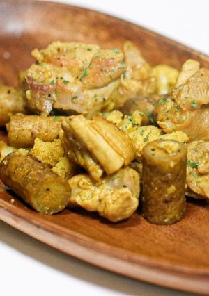 ごぼうとカリフラワーのカレー風-レシピのメイン写真