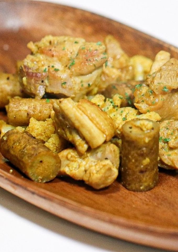 ごぼうとカリフラワーのカレー風-レシピのメイン写真