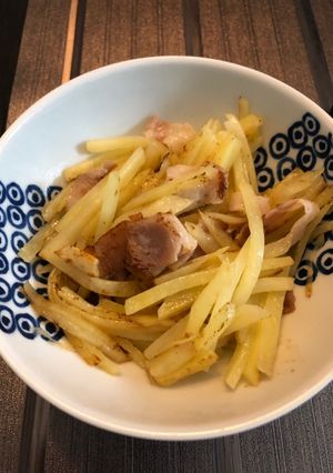 ☆小ネタ☆じゃがいもとベーコン炒め-レシピのメイン写真