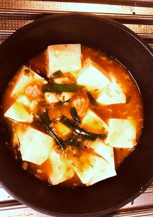 簡単・焼き鳥缶詰を使って麻婆豆腐-レシピのメイン写真