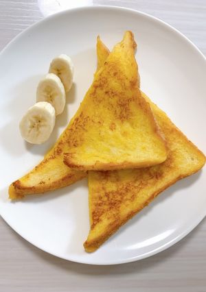フレンチトースト　ダイエット×朝食-レシピのメイン写真