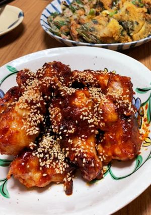 手羽元で本格ヤンニョムチキン《覚書》-レシピのメイン写真