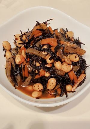 栄養満点!ひじきと大豆の煮物-レシピのメイン写真