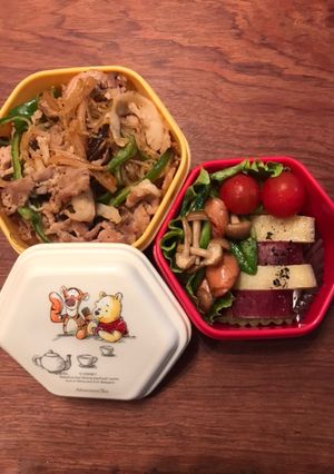 お弁当・・・71チャプチェ丼-レシピのメイン写真