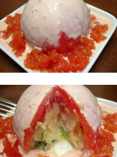 ちょこっとオシャレ♪丸ごとトマトサラダ-レシピのメイン写真