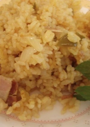 冷蔵庫の残り物で炊飯器カレーピラフ♪-レシピのメイン写真