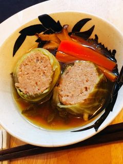 ロールキャベツ 和風味-レシピのメイン写真