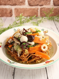 簡単!かた焼そば☆揚げ麺作り~-レシピのメイン写真