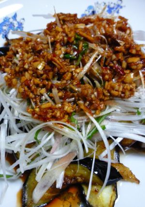 揚げナスの香味たっぷりピリからダレ-レシピのメイン写真