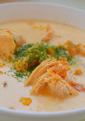 鶏胸肉のミルクスープ-レシピのメイン写真