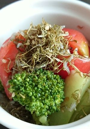 トマトの昆布ちりめん和え-レシピのメイン写真