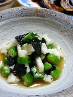 長芋とおくらの海苔あえ-レシピのメイン写真