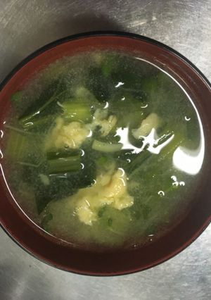 青菜とたまごの中華スープ-レシピのメイン写真