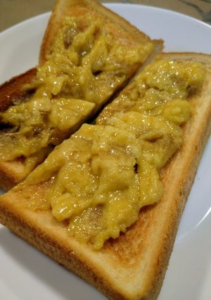 焼きバナナトースト-レシピのメイン写真