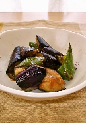 揚げなすの味噌和え（透析食）-レシピのメイン写真