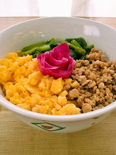 三色丼(透析食)-レシピのメイン写真