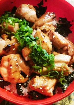 オイスターソースで焼き鳥丼♪-レシピのメイン写真