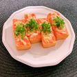 厚揚げの明太チーズ焼き