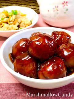 節約♡おからと豚ミンチの中華甘酢肉団子♡-レシピのメイン写真