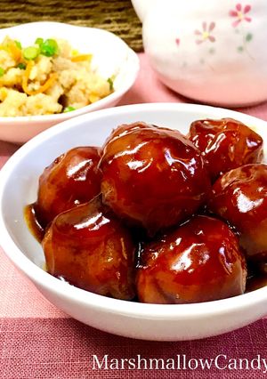節約♡おからと豚ミンチの中華甘酢肉団子♡-レシピのメイン写真